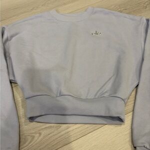 ALO cropped accolade crewneck